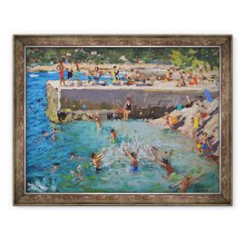 Tablou inramat - Andrew Macara - Distractie in mare, Rovinj, Croatia - - Roveli