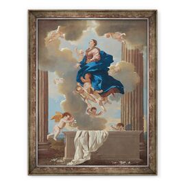 Tablou inramat - Nicolas Poussin - Adormirea Maicii Domnului II - - Roveli