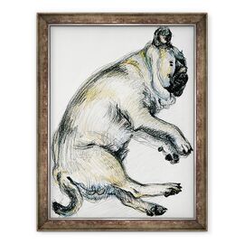 Tablou inramat - Joan Thewsey - Dormit Pug One, 2000 - - Roveli