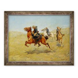 Tablou inramat - Charles Schreyvogel - My Bunkie - - Roveli