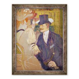 Tablou inramat - Henri de Toulouse-Lautrec - Englezul de la Moulin Rouge - - Roveli