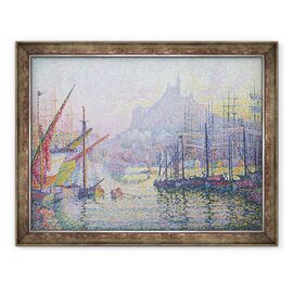 Tablou inramat - Paul Signac - Notre-Dame-de-la-Garde La Bonne-Mère, Marseilles - - Roveli