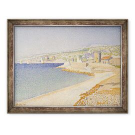Tablou inramat - Paul Signac - Jetty la Cassis, Opus 198 - - Roveli