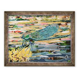 Tablou inramat - Kirstie Adamson - Dragonfly Verde - - Roveli