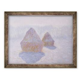 Tablou inramat - Claude Monet - Capite de fan Efectul zapezii si al soarelui - - Roveli
