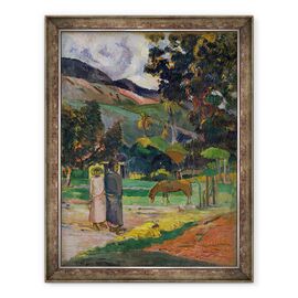 Tablou inramat - Paul Gauguin - Peisaj Tahitian - - Roveli