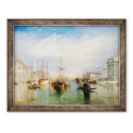 Tablou inramat - Joseph Mallord William Turner - Venetia, din pridvorul Madonnei della Salute - - Roveli