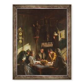 Tablou inramat - John Singer Sargent - Interior tirolez - - Roveli