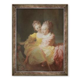 Tablou inramat - Jean-Honore Fragonard - Cele Doua Surori - - Roveli