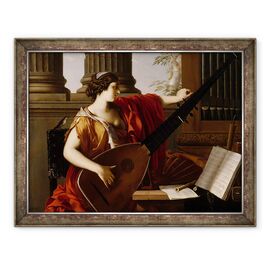 Tablou inramat - Laurent de La Hire - Alegorie de muzica - - Roveli
