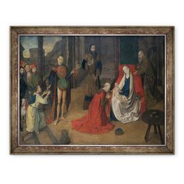 Tablou inramat - Justus of Ghent - Adorarea Magilor - - Roveli