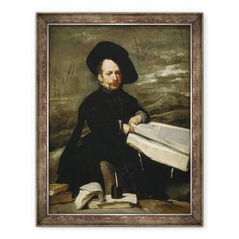 Tablou inramat - Diego Rodriguez de Silva y Velazquez - Portretul bufonului Diego de Acedo, numit el Primo - - Roveli