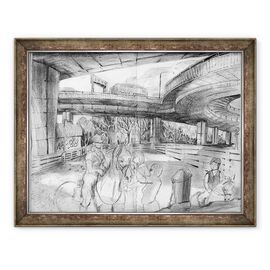 Tablou inramat - Mary Kuper - Calarie sub Westway - - Roveli