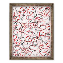 Tablou inramat - Louisa Hereford - Hearts, 2015 - - Roveli