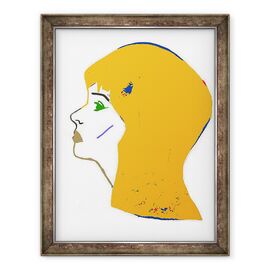 Tablou inramat - Daisy de Villeneuve - Cap galben - - Roveli