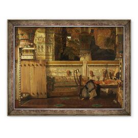 Tablou inramat - Lawrence Alma-Tadema - Vaduva egipteana - - Roveli