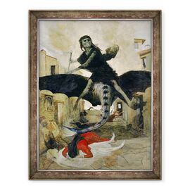 Tablou inramat - Arnold Bocklin - Ciuma - - Roveli