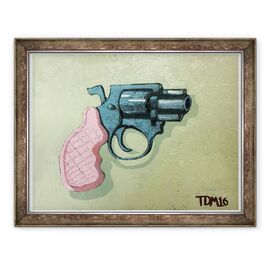 Tablou inramat - Thomas MacGregor - Pistol tabara - - Roveli
