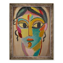 Tablou inramat - Alexej von Jawlensky - Cap mistic, Capul unei fete - - Roveli