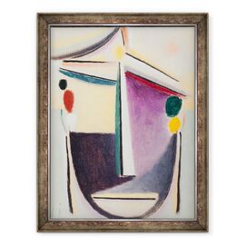 Tablou inramat - Alexej von Jawlensky - sef Rezumat, Negru-galben-violet - - Roveli