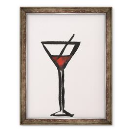 Tablou inramat - Daisy de Villeneuve - Sticla Martini - - Roveli