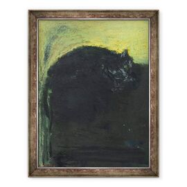 Tablou inramat - Julie Held - Pisica neagra - - Roveli