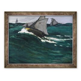 Tablou inramat - Claude Monet - Valul Verde - - Roveli