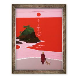 Tablou inramat - Hiroyuki Izutsu - Coasta de apus - - Roveli