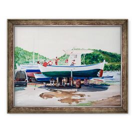 Tablou inramat - Tony Fandino - Barci la Skiathos VII - - Roveli