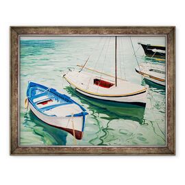 Tablou inramat - Tony Fandino - Barci la Skiathos VI - - Roveli