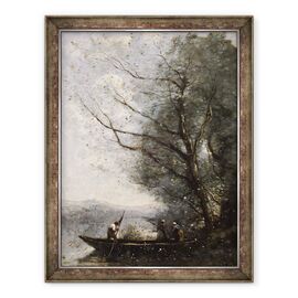 Tablou inramat - Jean Baptiste Camille Corot - Feribotul - - Roveli