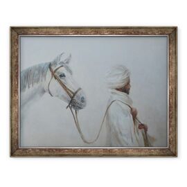 Tablou inramat - Lincoln Seligman - Omul de conducere cal - - Roveli