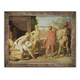 Tablou inramat - Jean Auguste Dominique Ingres - Ahile primind in cortul sau trimisii lui Agamemnon - - Roveli