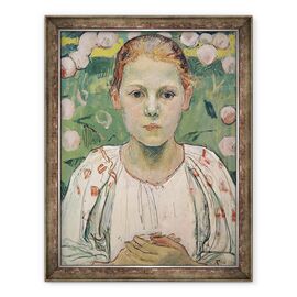 Tablou inramat - Ferdinand Hodler - Portret De Käthe von Bach in Gradina - - Roveli