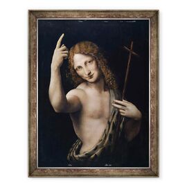 Tablou inramat - Leonardo da Vinci - Sfantul Ioan Botezatorul - - Roveli