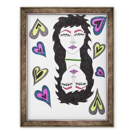Tablou inramat - Daisy de Villeneuve - Mirror - - Roveli