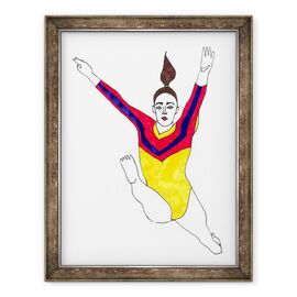Tablou inramat - Daisy de Villeneuve - Gymnast - - Roveli