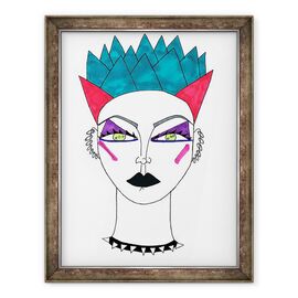 Tablou inramat - Daisy de Villeneuve - Punk - - Roveli