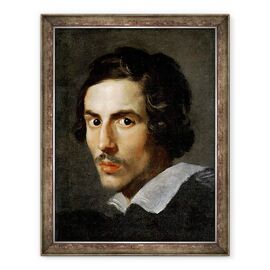 Tablou inramat - Gian Lorenzo Bernini - Autoportret ca tanar, de Bernini Gian Lorenzo, 1622 - 1623, sec. XVII, ulei pe panza Galleria Borghese - - Roveli