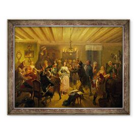Tablou inramat - Josef Wilhelm Wallander - Concertul de la Tre Byttor - - Roveli