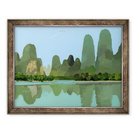 Tablou inramat - Hiroyuki Izutsu - Guilin、2016， - - Roveli