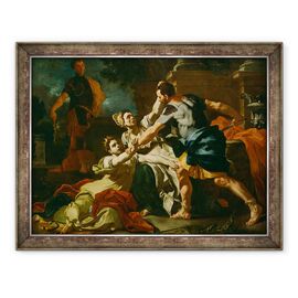 Tablou inramat - Francesco Solimena - Moartea lui Messalina - - Roveli