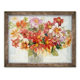 Tablou inramat - Joan Thewsey - Dahlias - - Roveli