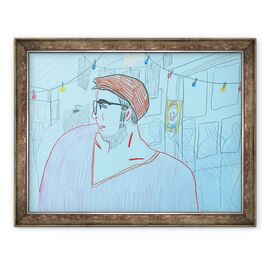 Tablou inramat - Sol Jeong - Un barbat - - Roveli