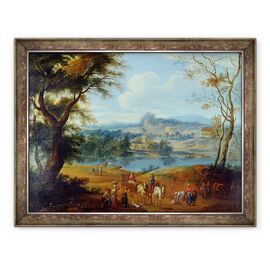 Tablou inramat - Jan Peter van Bredael the Elder - peisaj - - Roveli