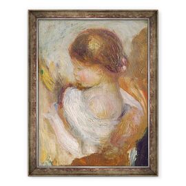 Tablou inramat - Pierre Auguste Renoir - Tanara fata lectura - - Roveli
