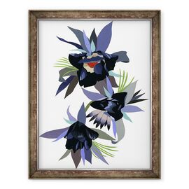 Tablou inramat - Hiroyuki Izutsu - Floare imaginara neagra - - Roveli