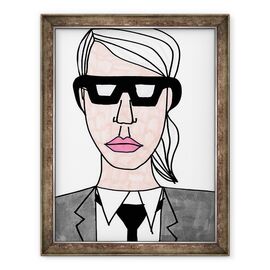 Tablou inramat - Daisy de Villeneuve - Karl Lagerfeld - - Roveli