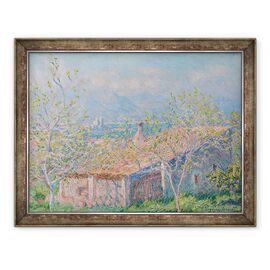 Tablou inramat - Claude Monet - Casa gradinarului din Antibes - - Roveli