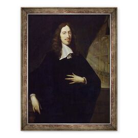 Tablou inramat - Jan de Baen - Johan de Witt, Marea Pensionar din Olanda - - Roveli